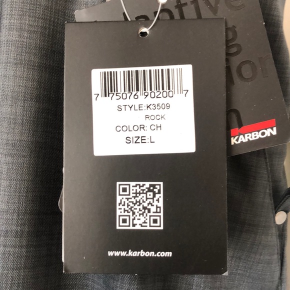 Karbon Pants Karbon Mens Helix Rock Ski Pant Charcoal Size L Poshmark